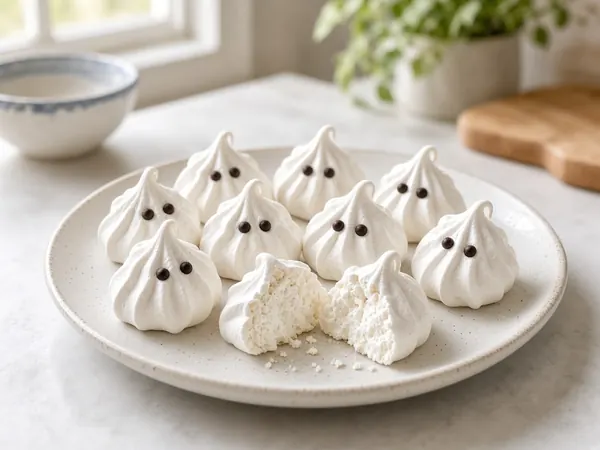 Ghost Meringues
