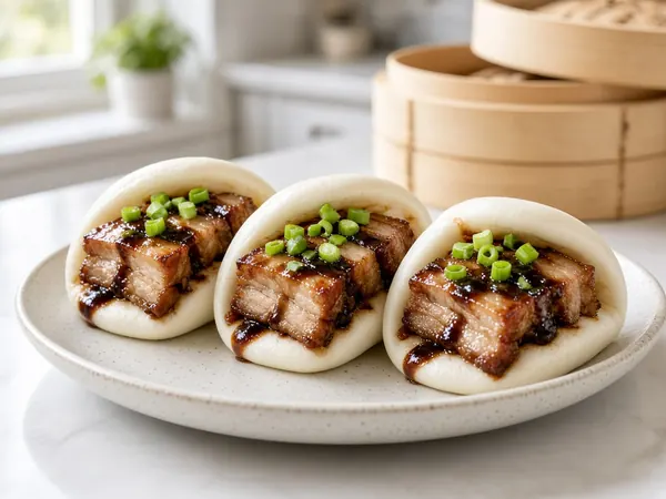 Steamed Pork Belly Buns (Bao)
