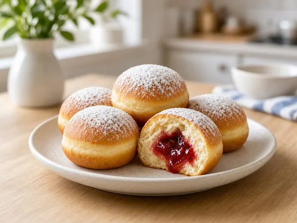 Sufganiyot (Jelly Doughnuts)